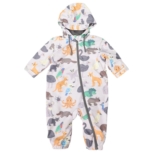 Korango - Australian Animal Rainsuit - Grey