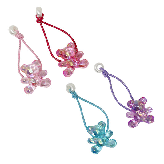 Pink Poppy - Teddy Bear Hair Elastics