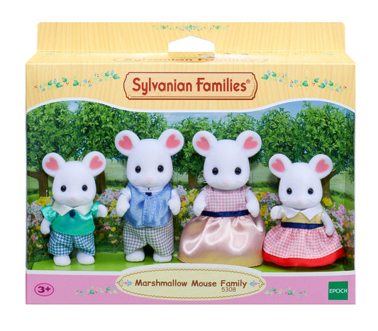 Sylvanian Families - Marshmallow Mouse Family