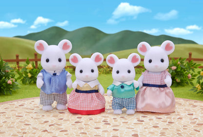 Sylvanian Families - Marshmallow Mouse Family