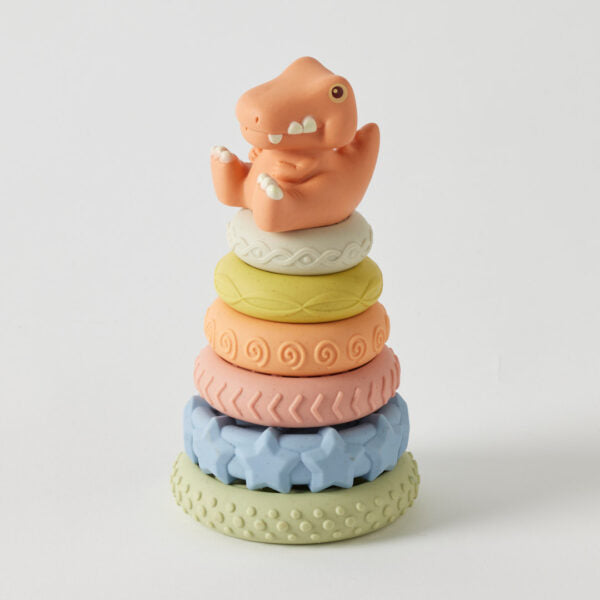 Jiggle & Giggle - Eco-Friendly Dinosaur Stacker
