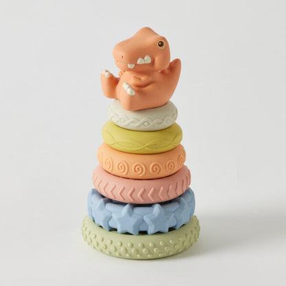 Jiggle & Giggle - Eco-Friendly Dinosaur Stacker