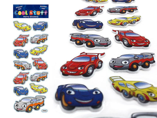 PUFFY STICKERS (87×220) – CARS