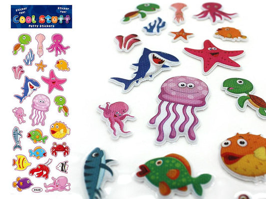 PUFFY STICKERS (87×220) – SEALIFE