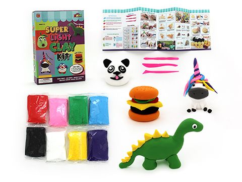 Super Light Clay Kit (8 x 20g Clay / 3 x Tools)
