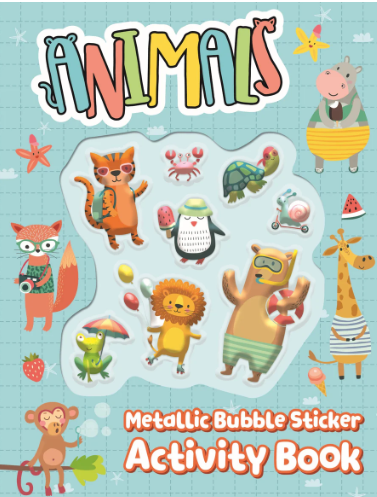 Metallic Bubble Sticker Activity Book