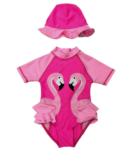 Cherry Lane - Rash Suit Flamingo, Infant
