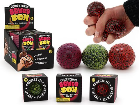 SQUISHY WATER ORBS Eclipse Ball 6cm in box