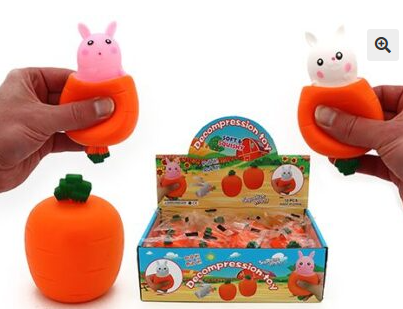 SQUEEZE POP UP RABBIT IN CARROT