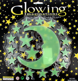 Glow in the Dark Moon & Stars