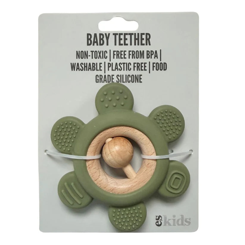 ES Kids - Teether Silicone Flower Rattle
