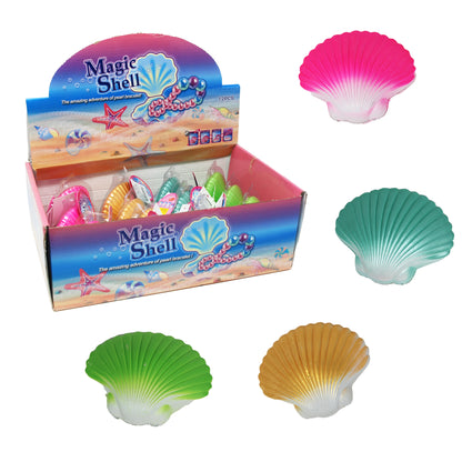 Pink Poppy - Hatch Clam Shell with Surprise Pearl Bracelet