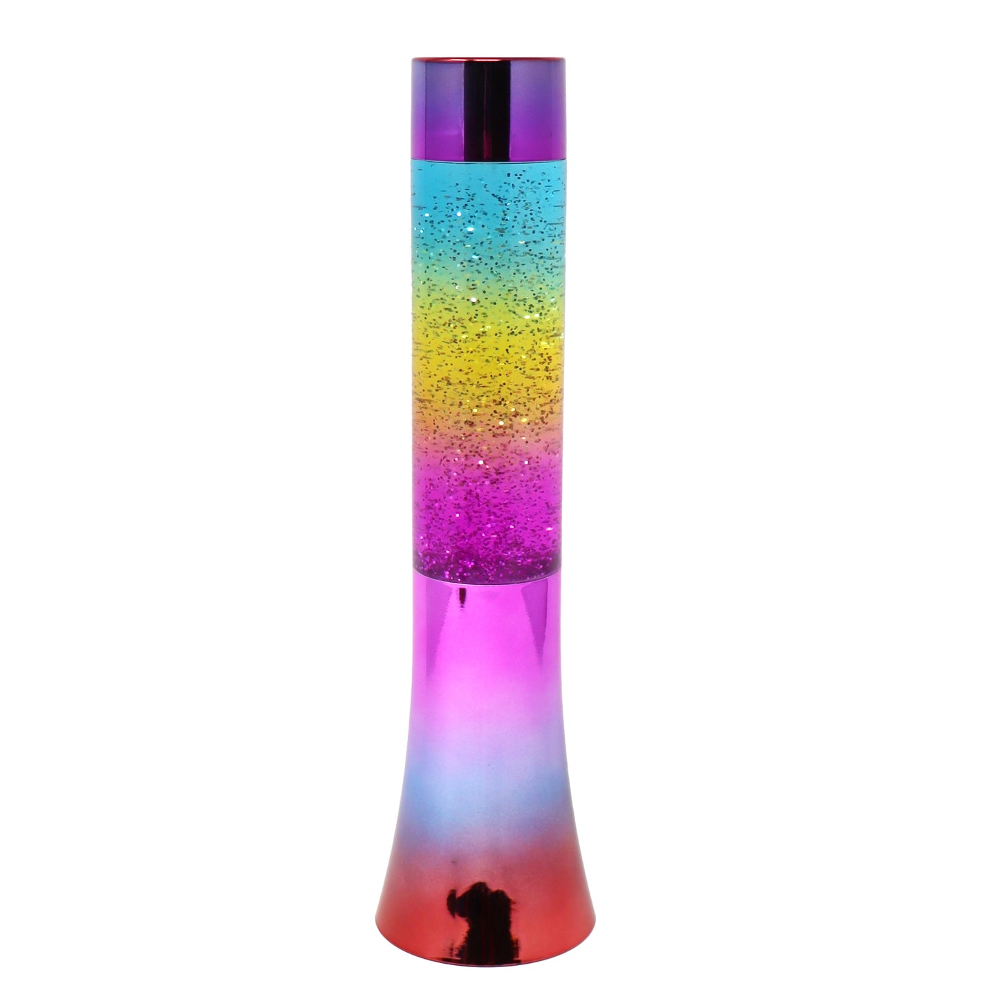 Pink Poppy - Magic Glow Rainbow Glitter Lamp 13"