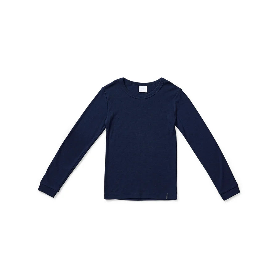 Marquise - Kids Thermal Long Sleeve Top - Navy