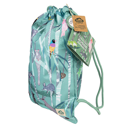 Spencil - Threatened Aussies Habitat Big Drawstring Bag