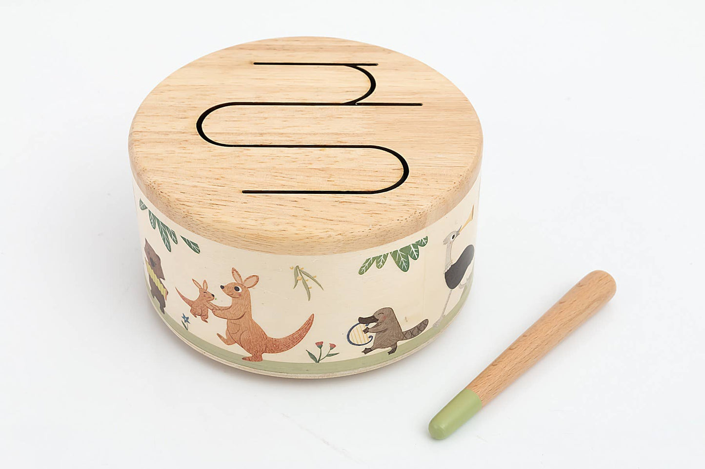 Onya Kids - Outback Beats (Wooden Drum with Australian Animals)