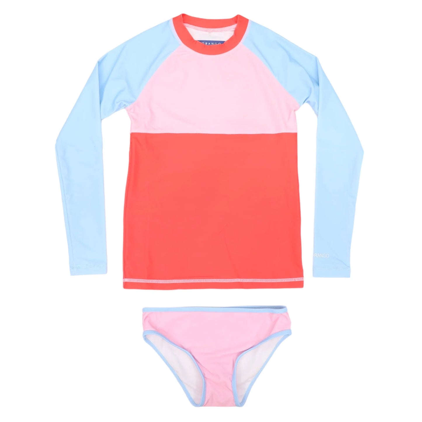 Korango - Swim Suntop Set - Pink Contrast