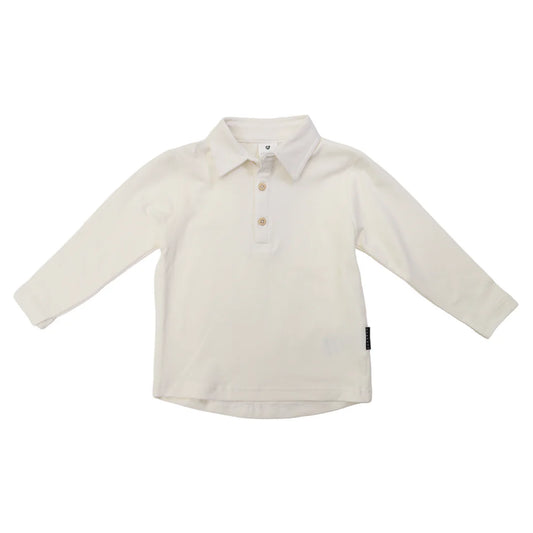 Korango Classic Long Sleeve Rugby Top White