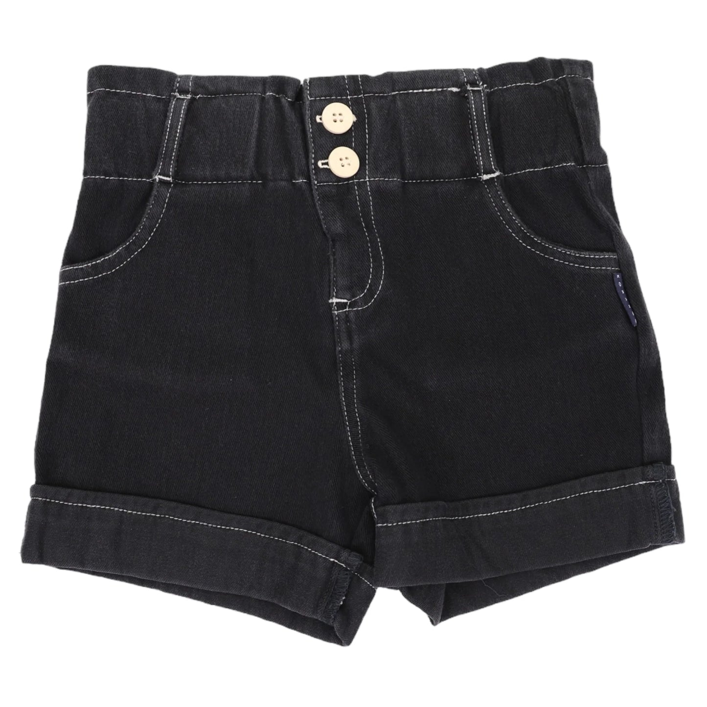 Korango - Denim High Waisted Short - Dark