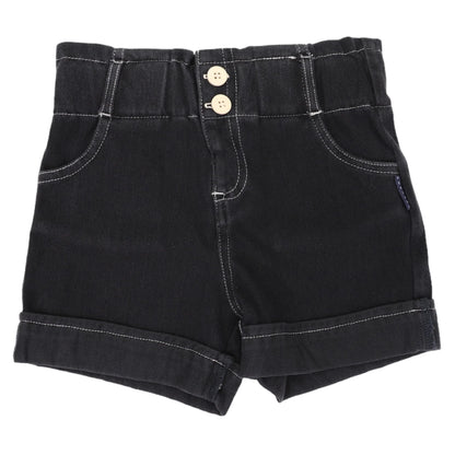 Korango - Denim High Waisted Short - Dark