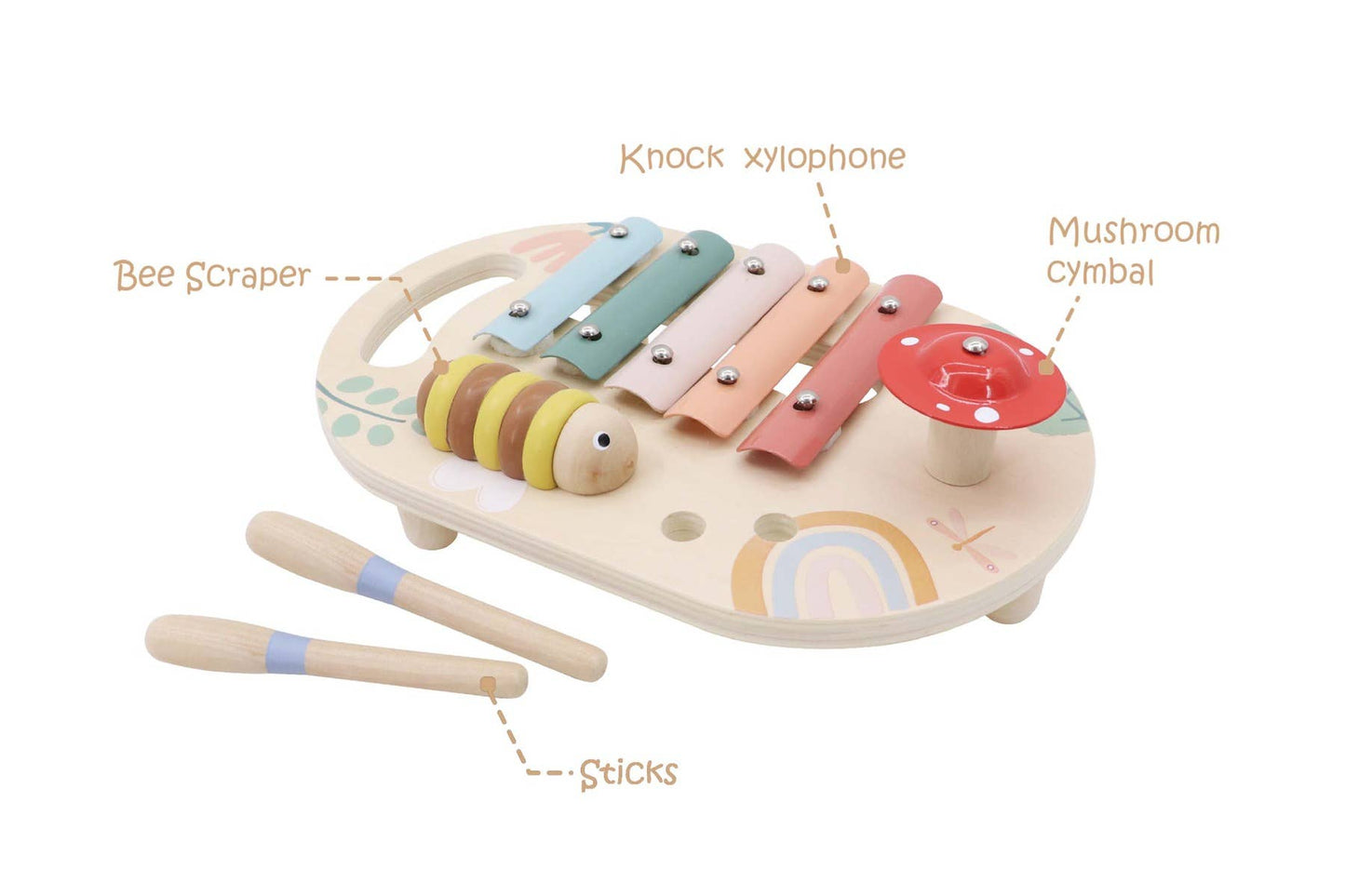 Toyslink - Wooden Happy Spring Music Activity Set