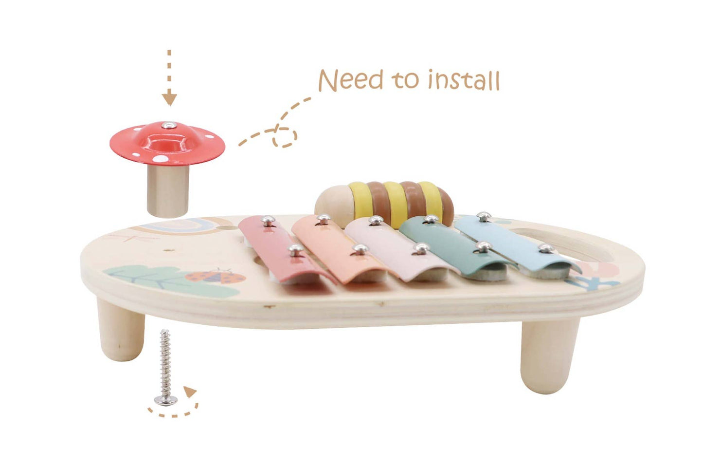 Toyslink - Wooden Happy Spring Music Activity Set
