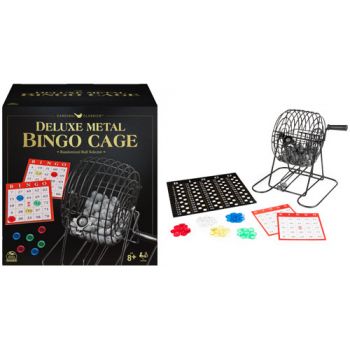 Bingo Game with Metal Cage