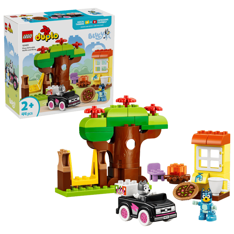 Lego Duplo - Pizza Girls with Muffin and Bluey
