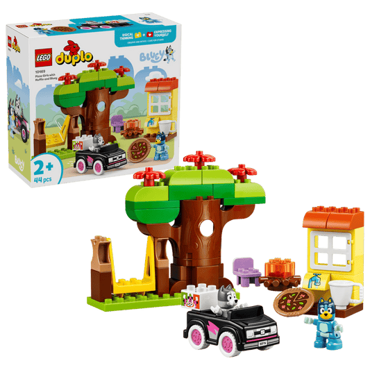 Lego Duplo - Pizza Girls with Muffin and Bluey