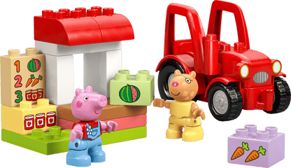 Lego Duplo - Peppa Pig - Tractor and Market