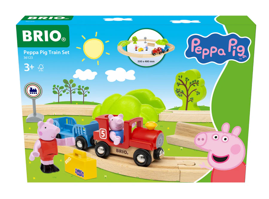 BRIO - Peppa Pig Train Set 18 pieces