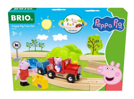 BRIO - Peppa Pig Train Set 18 pieces