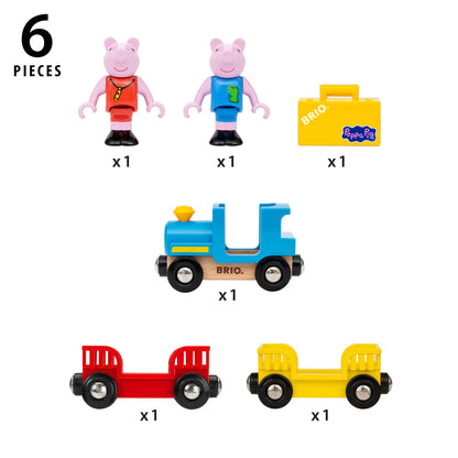 BRIO - Peppa Pig Train 6 pieces