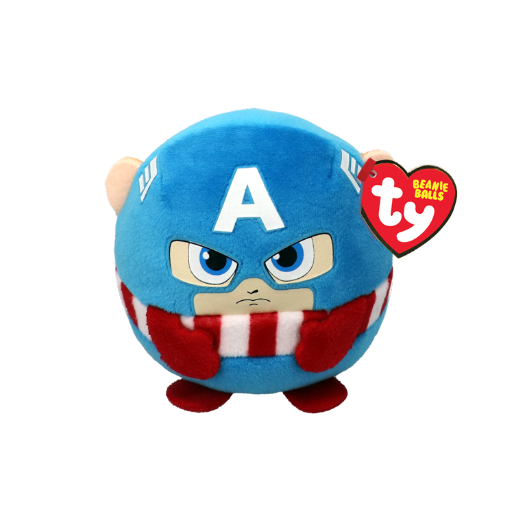 TY - Marvel CAPTAIN AMERICA Beanie Ball