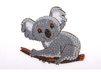 Crystal Art - Cuddly Koalas Framed Canvas Kit  30x30cm