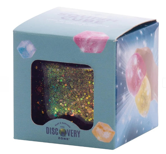 Discovery Zone Sparkly Squishy Cube