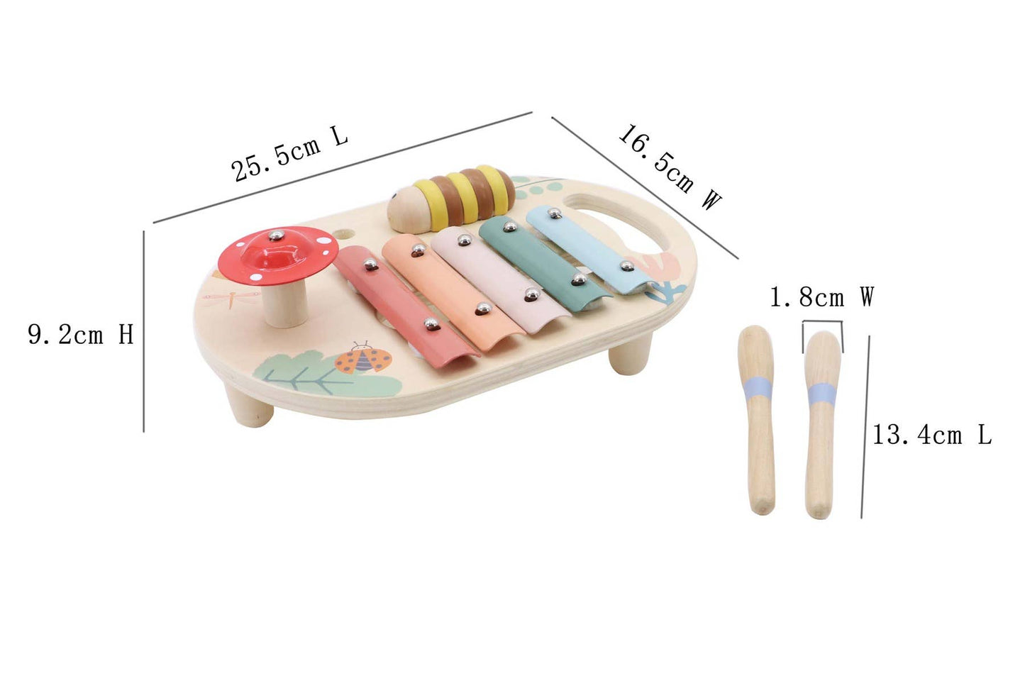 Toyslink - Wooden Happy Spring Music Activity Set