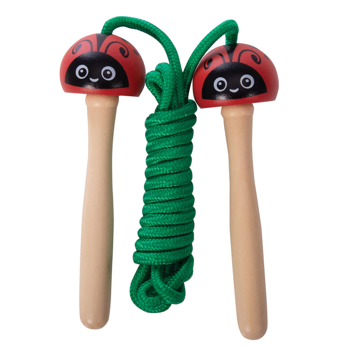 Wooden Skipping Rope - Garden Animals