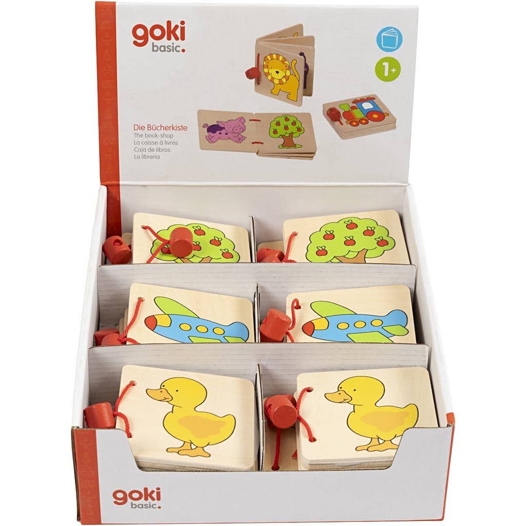 Goki - Wooden Picture Book