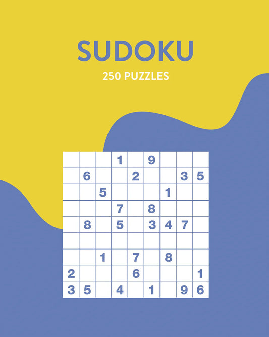 Sudoku 250 Puzzles -Yellow & Blue