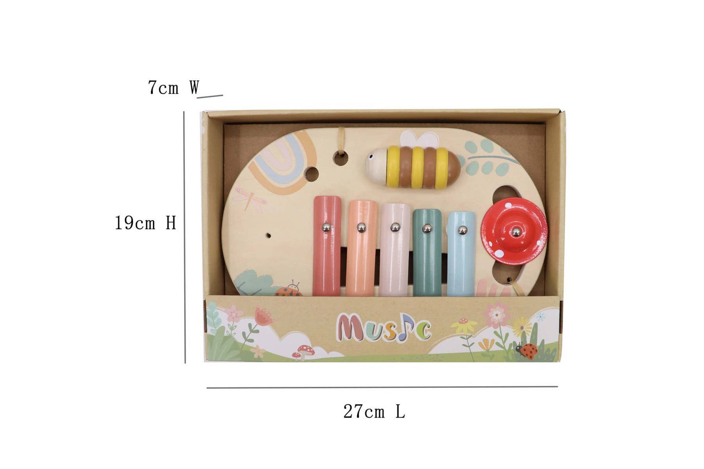 Toyslink - Wooden Happy Spring Music Activity Set