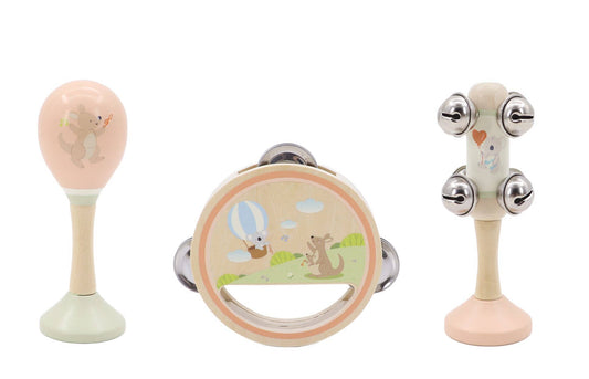 Onya Kids - KoKo's Music Adventure Wooden Music 3 pcs Set (Koala & Kanga