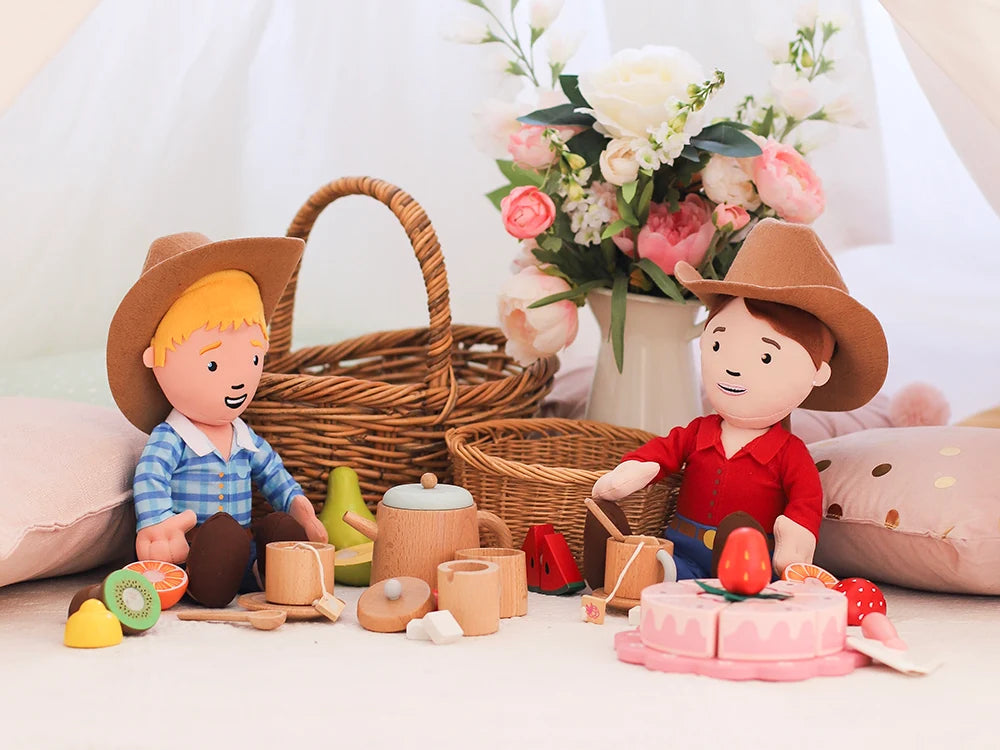 George The Farmer - Ruby Farmer Cuddle Doll Toy, 35cm