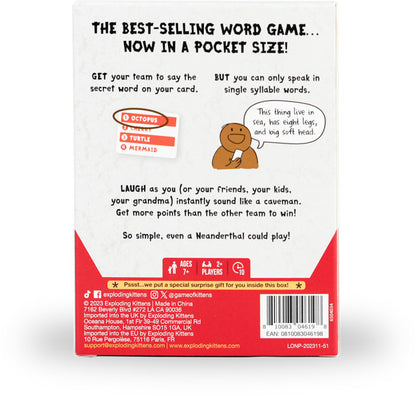 Grab & Game Poetry for Neanderthals