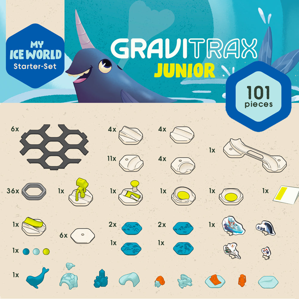Gravitrax Junior -Large Starter Set Ice