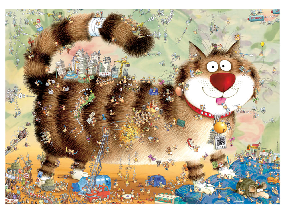 HEYE Marino Degano Cat's Life 1000 piece + poster