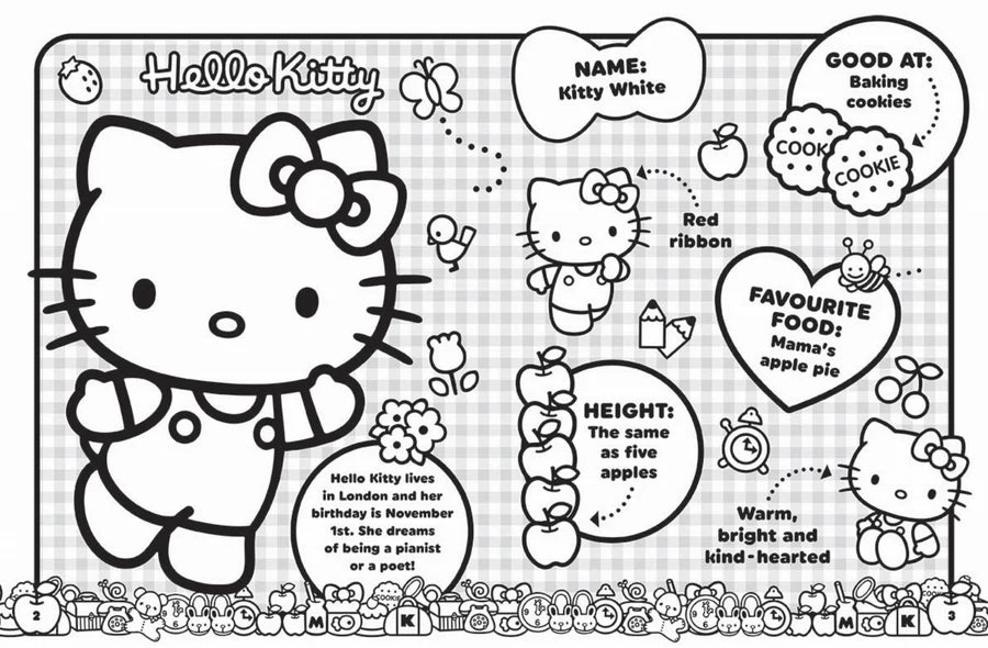 Hello Kitty and Friends - MEGA colouring & Activity