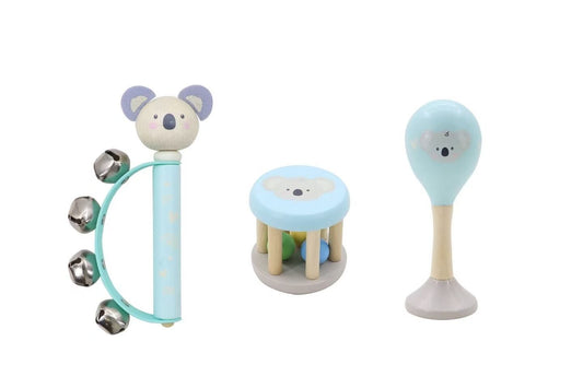 Toyslink - Wooden Baby Musical Set-Koala