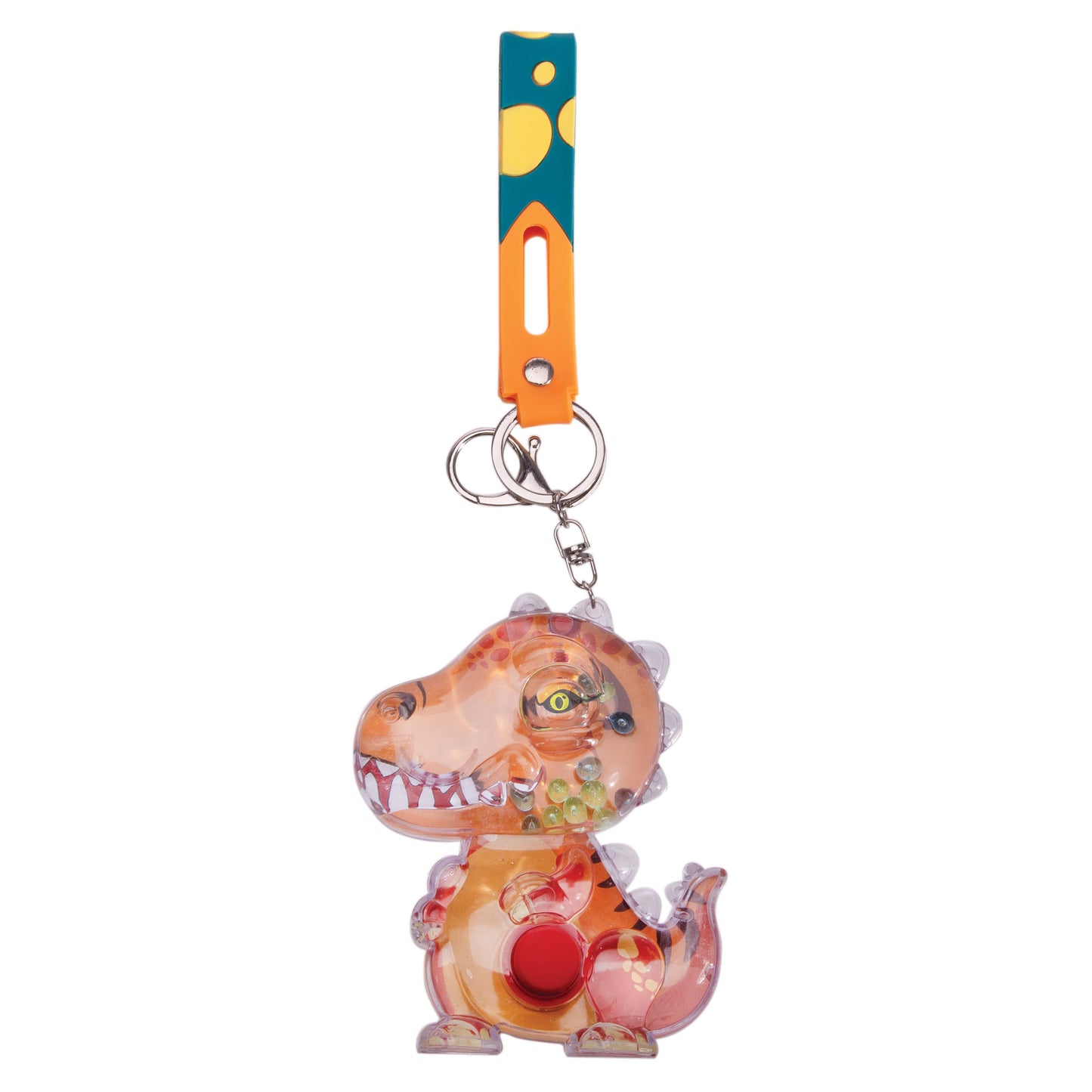 Water Filled Game Keychain T-Rex