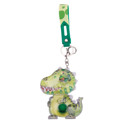 Water Filled Game Keychain T-Rex